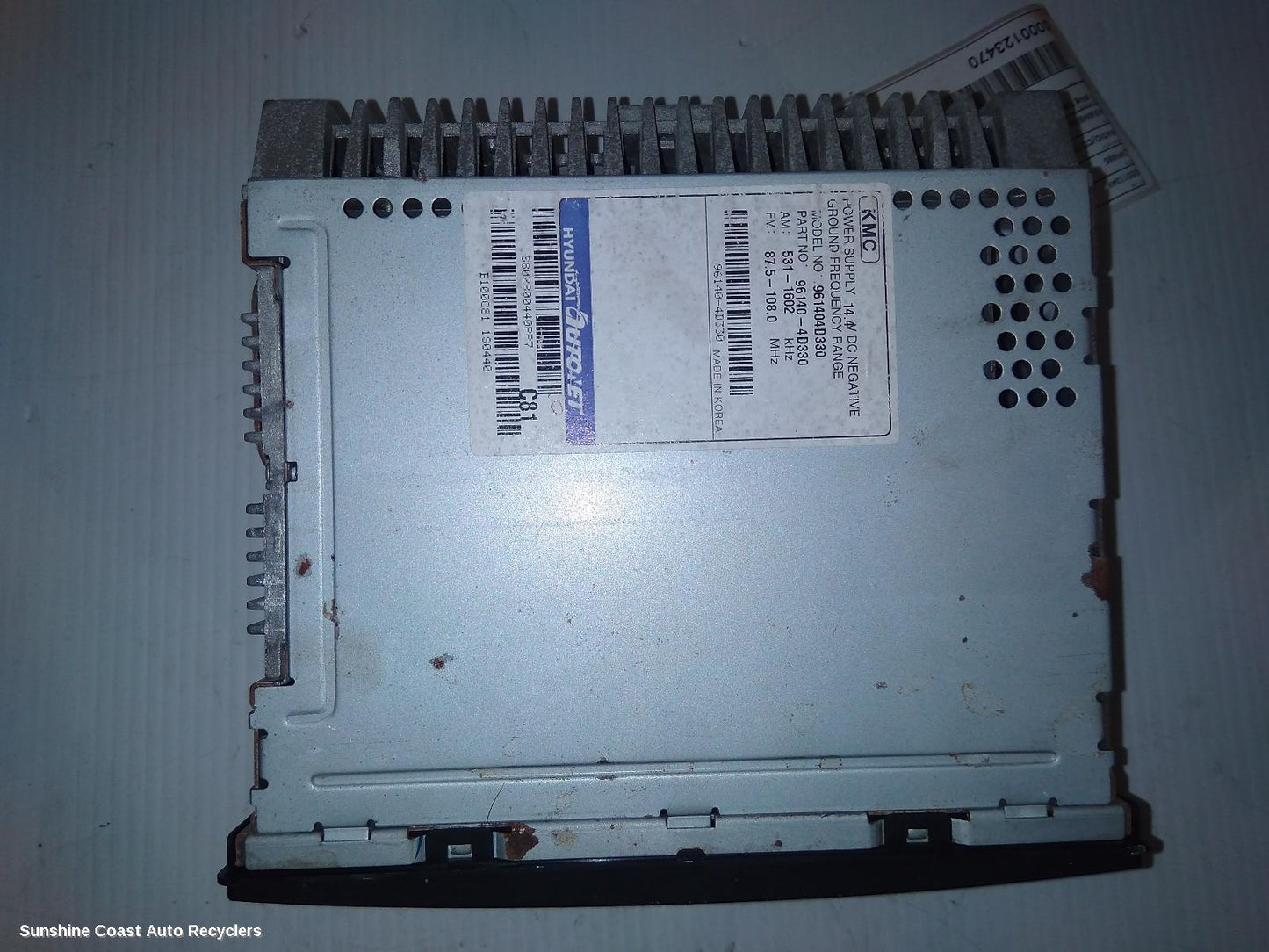2008 Kia Carnival/grand Carnival Radio Cd Dvd Sat Tv