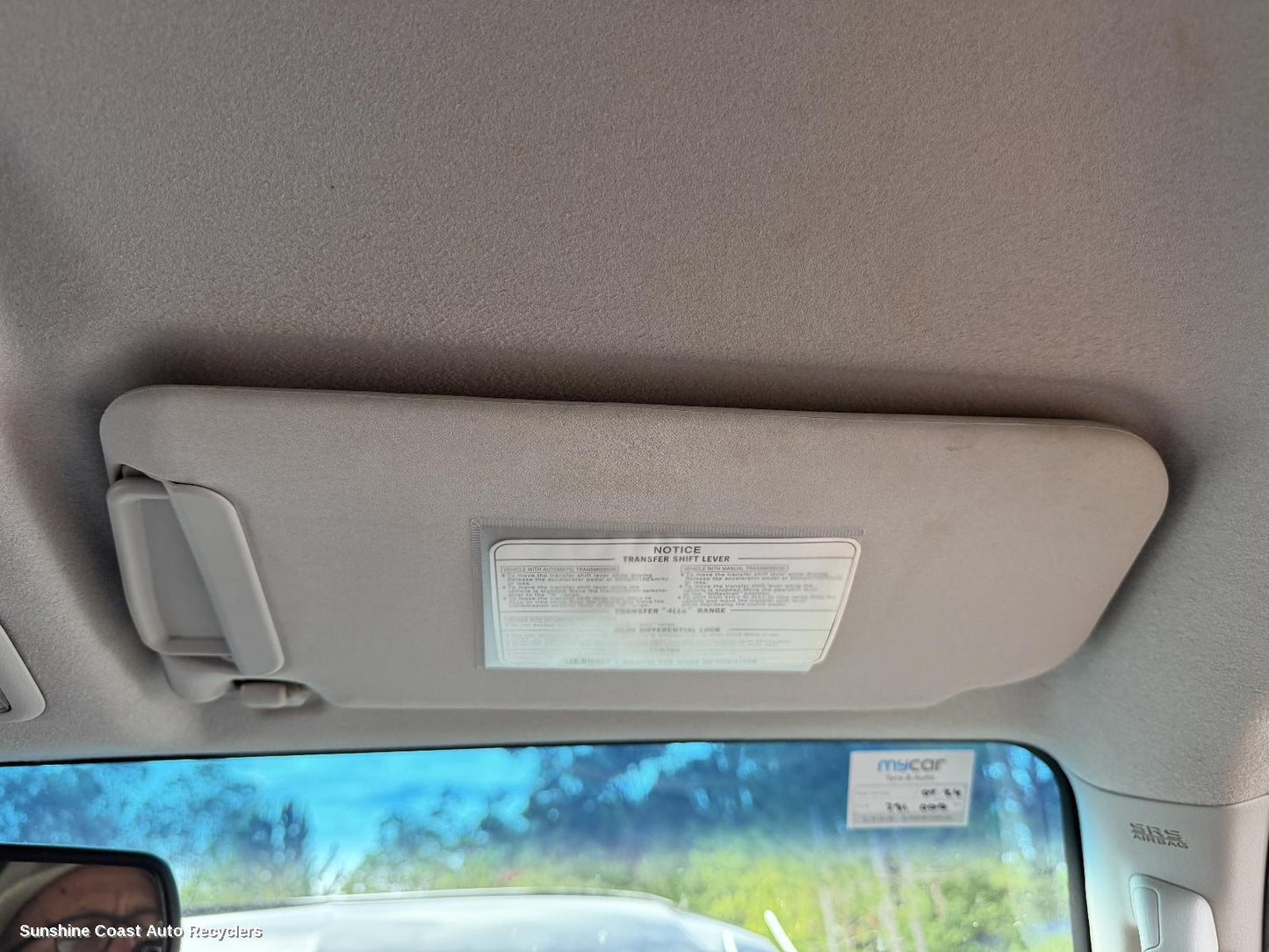 2006-2014 Mitsubishi Pajero Sunvisor