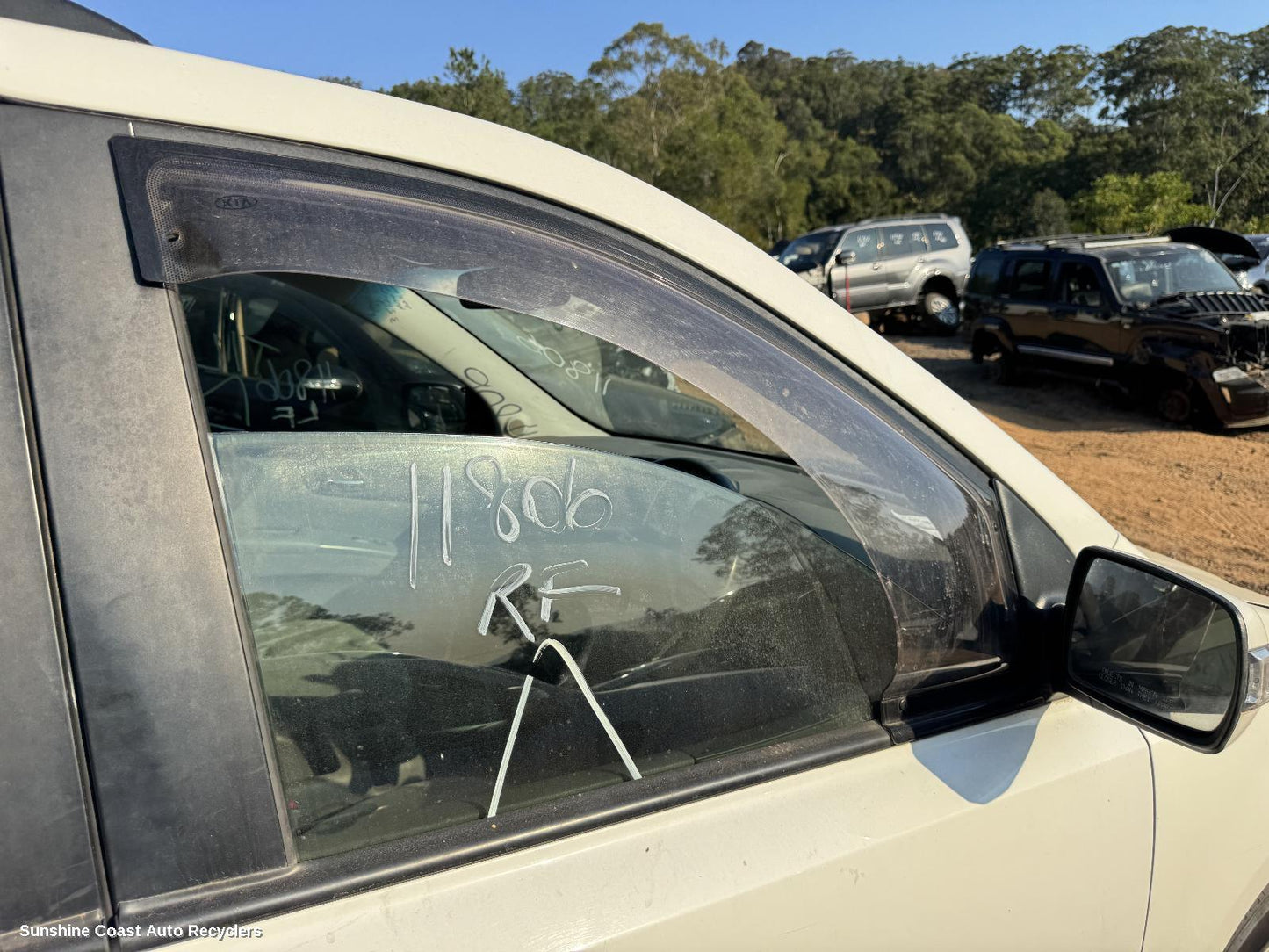 2010 Kia Carnival/grand Carnival Right Front Door Window