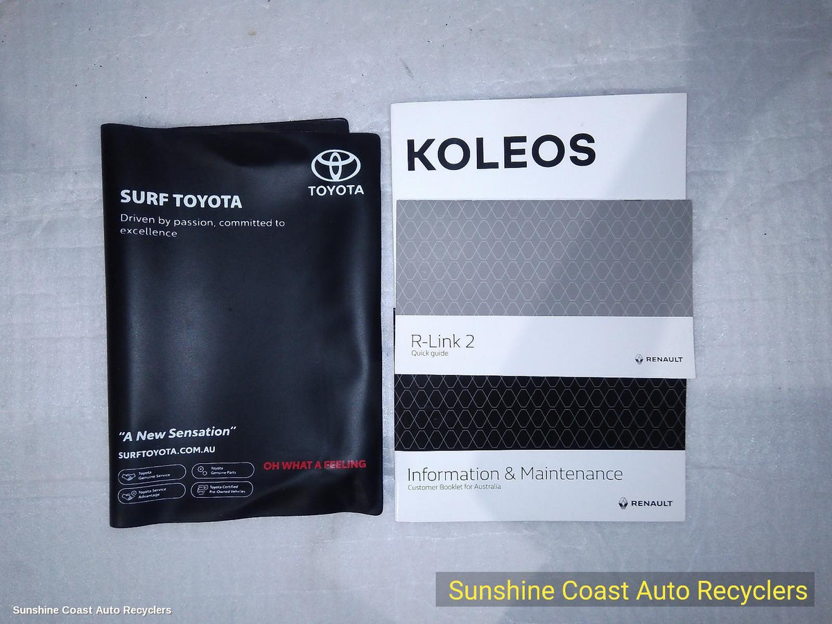 2016-2026 Renault Kaleos Owners Handbook