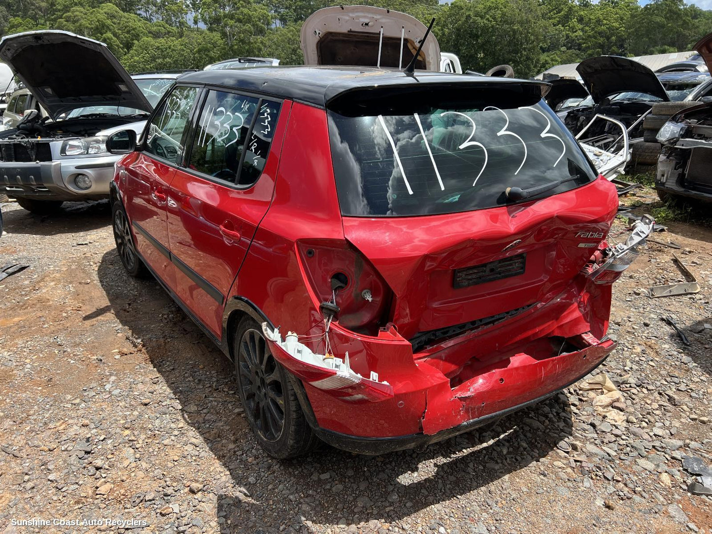 2012 Skoda Fabia Door Boot Gate Lock