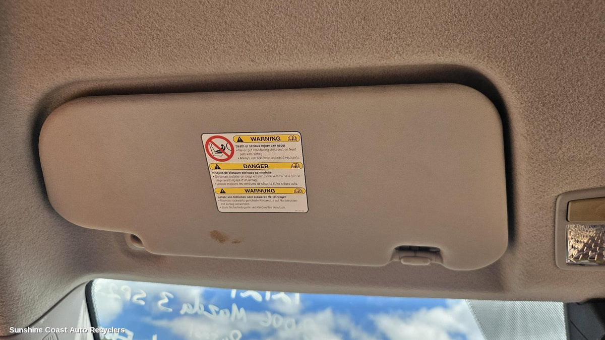 2003-2009 Mazda 3 Sunvisor