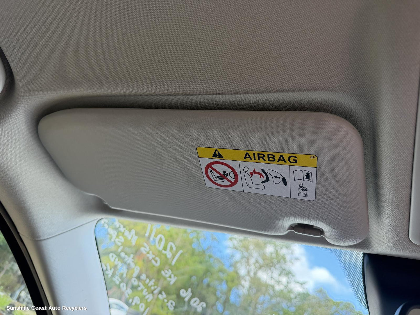 2012-2016 Mazda Cx5 Sunvisor