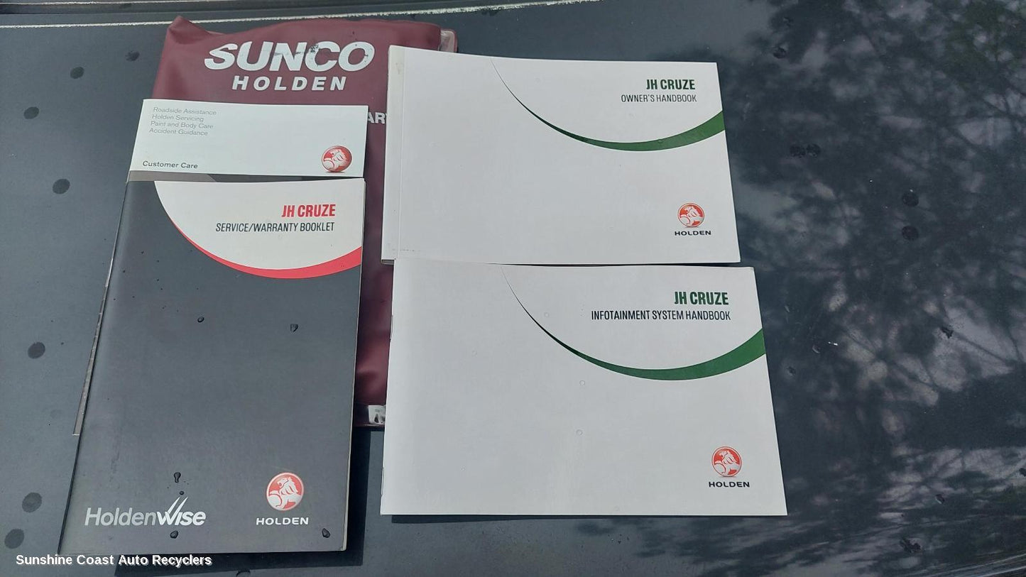 2013 Holden Cruze Owners Handbook