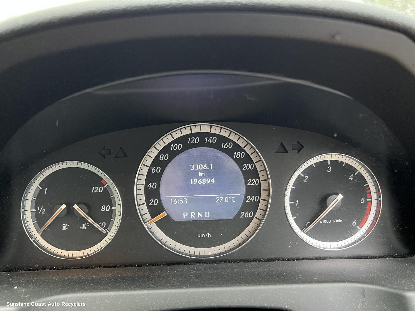 2007-2011 Mercedes C Class Instrument Cluster