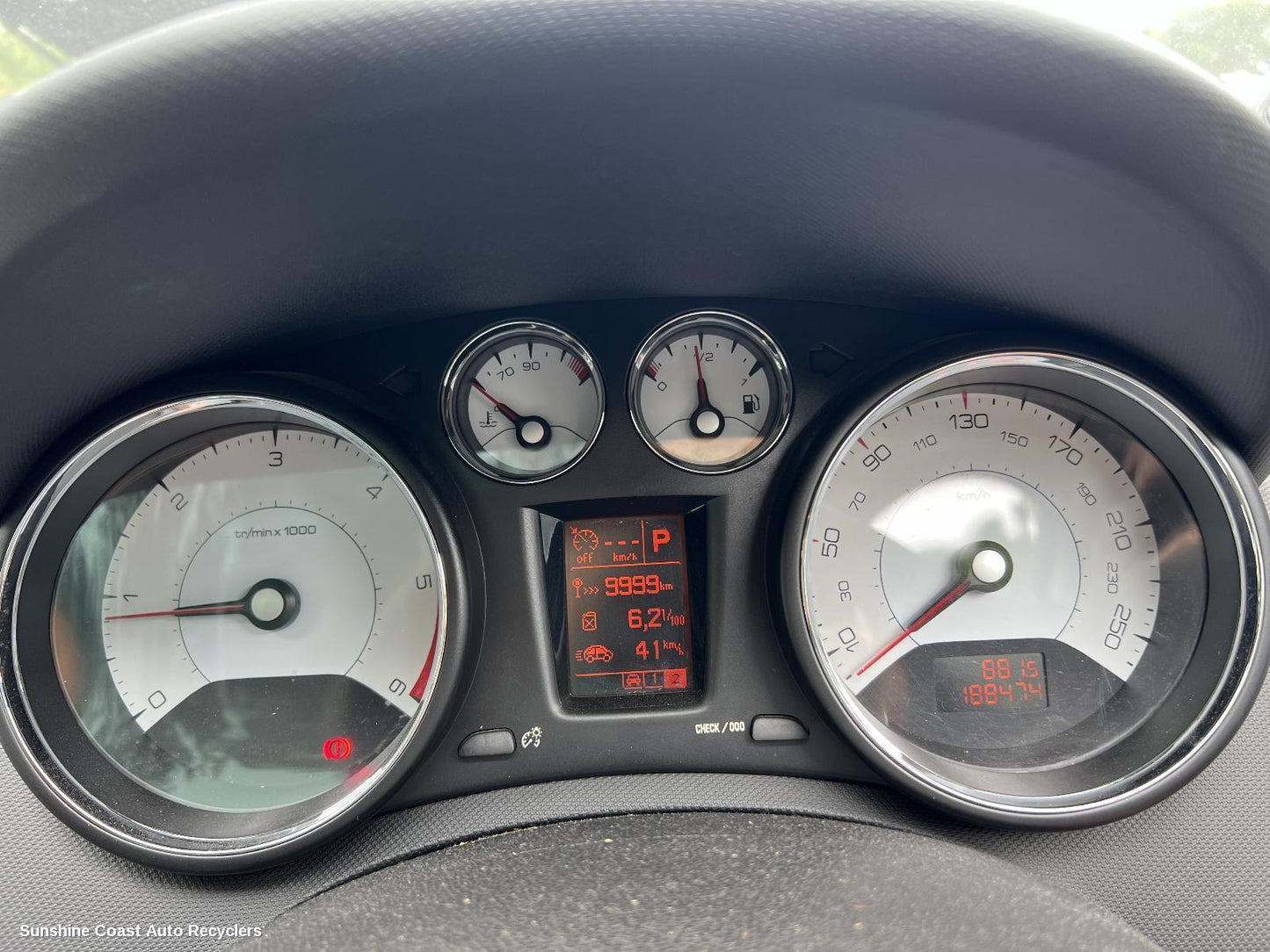 2010 Peugeot 308 Instrument Cluster
