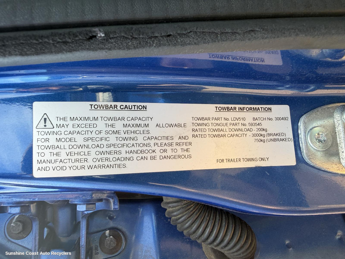 2017-2026 Ldv T60 Towbar