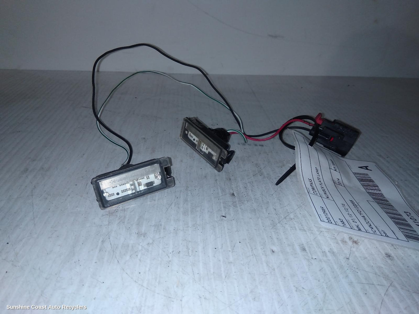 2014 Jeep Compass Number Plate Lamp
