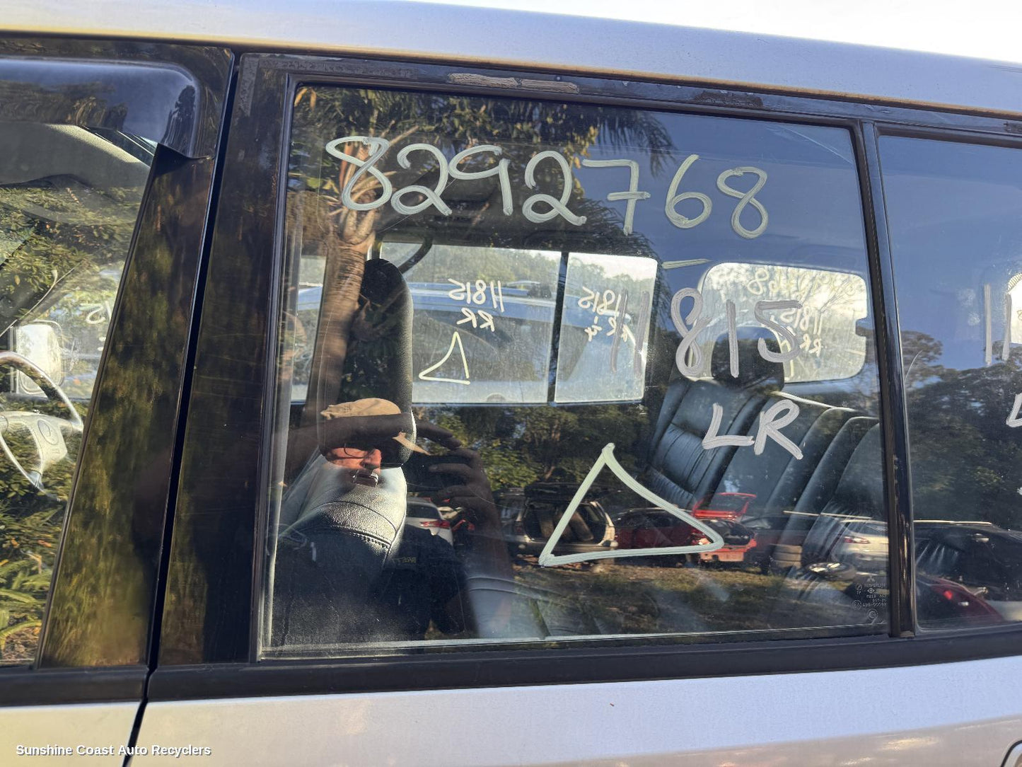 2002 Mitsubishi Pajero Left Rear Door Window