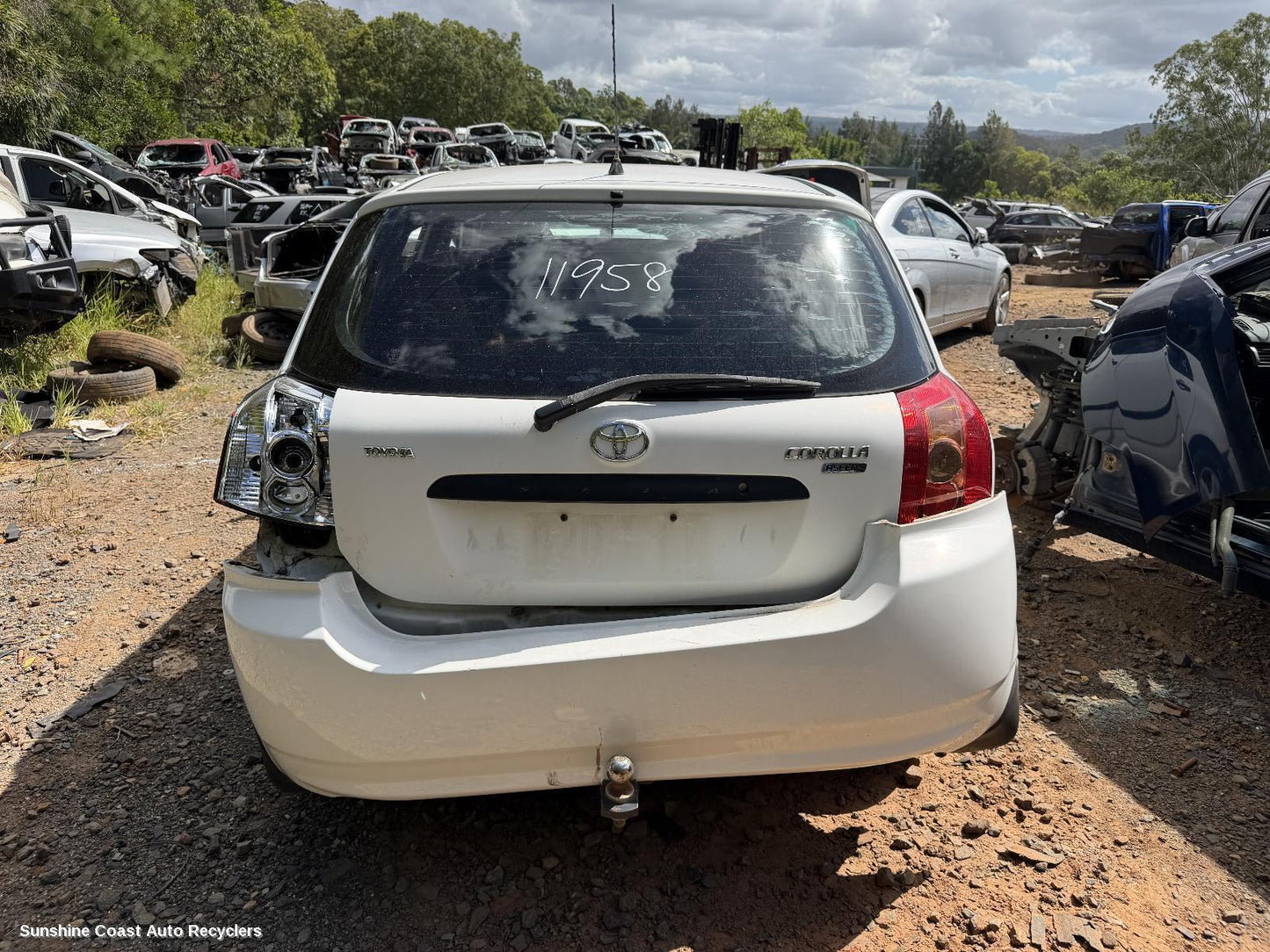 2001-2007 Toyota Corolla Rear Bumper