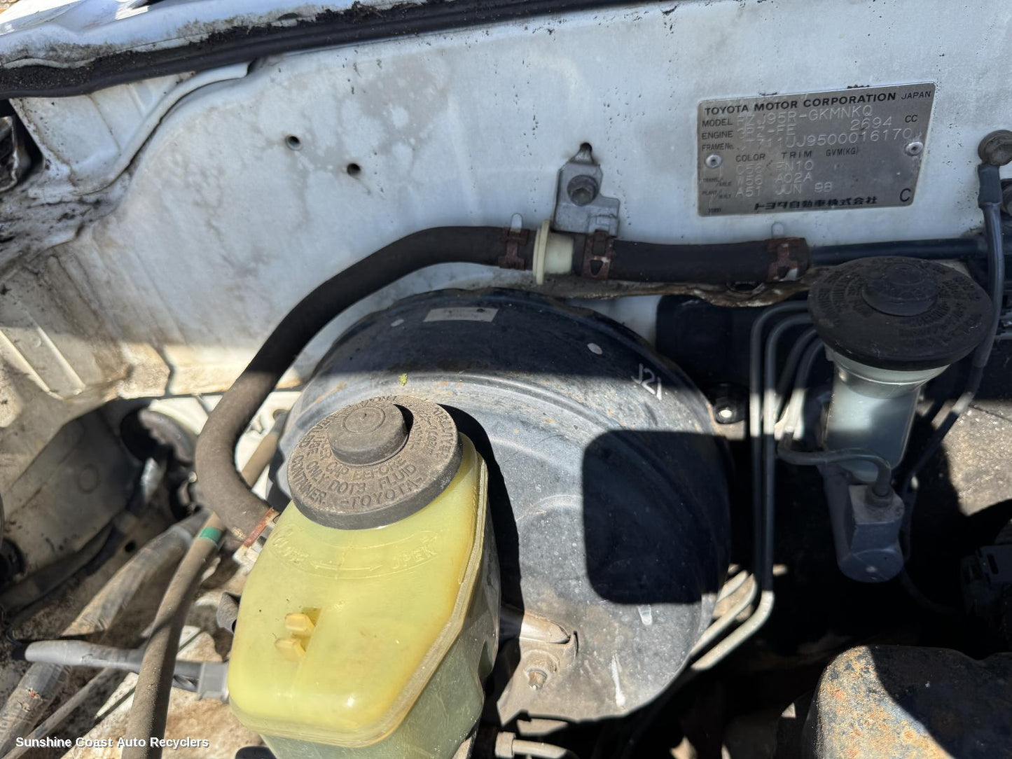 1998 Toyota Prado Brake Booster