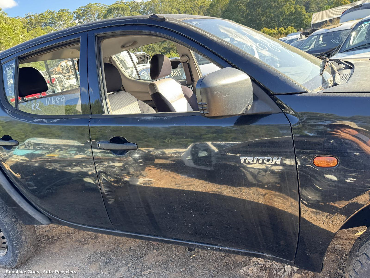 2006-2015 Mitsubishi Triton Right Front Door