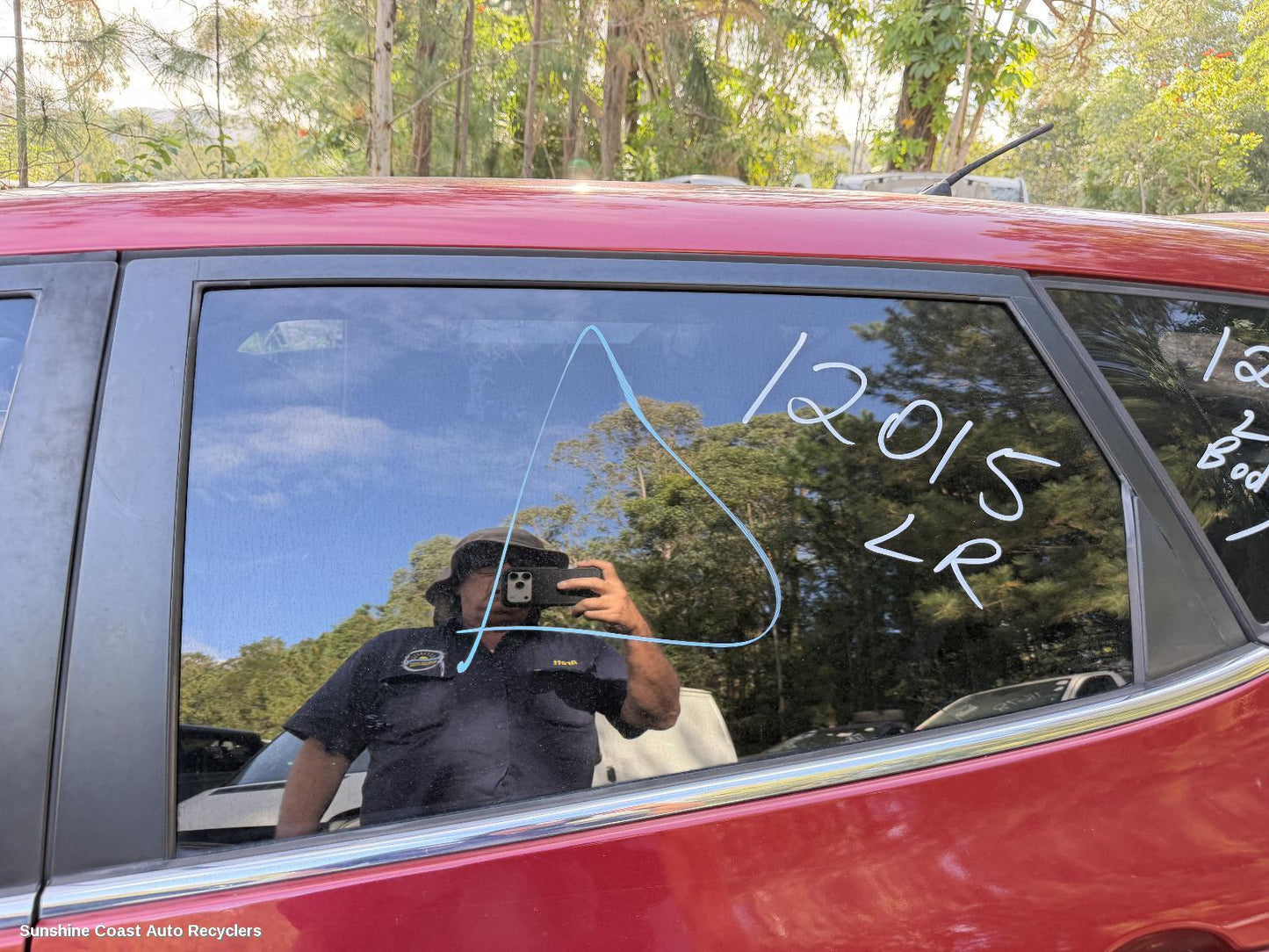 2013-2016 Nissan Pulsar Left Rear Door Window