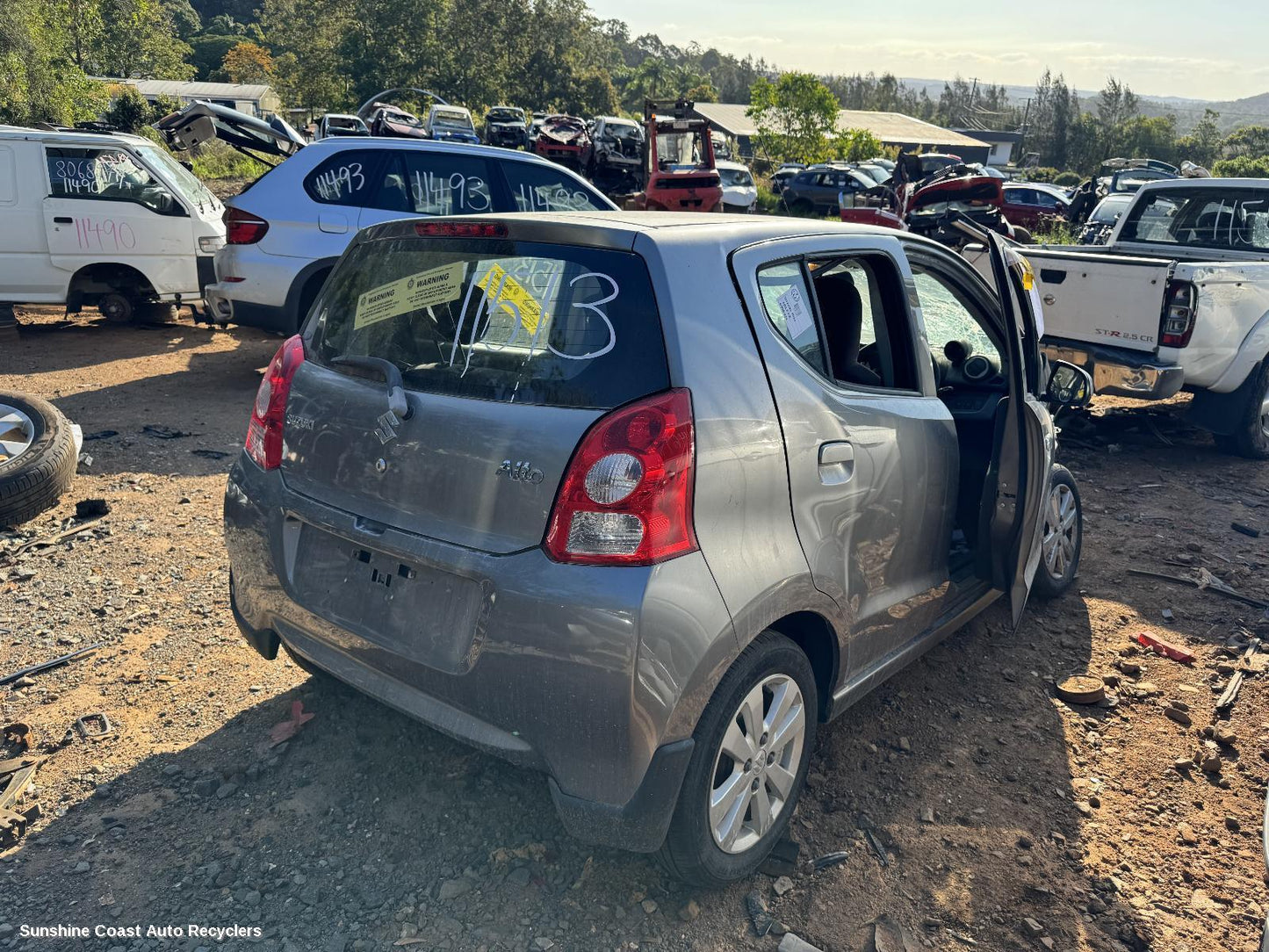2013 Suzuki Alto Left Rear Door Sliding